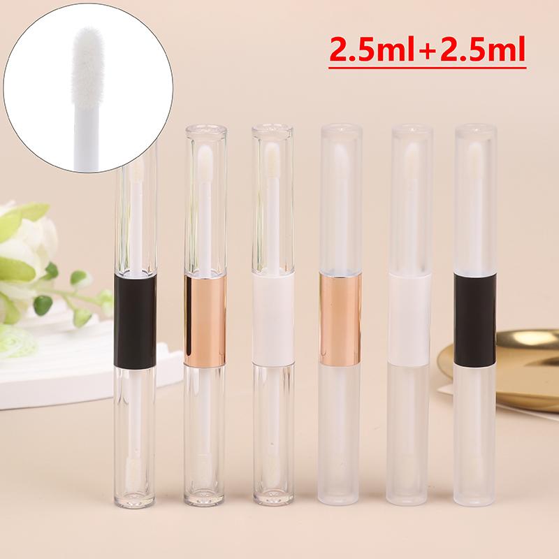 Doppelköpfiger Klarer Leerer Mascara-Behälter Mit Stäbchen DIY Eyeliner-Röhrchen Lippenstift-Flasche Verpackung Wimpern Kosmetikbehälter Flasche
