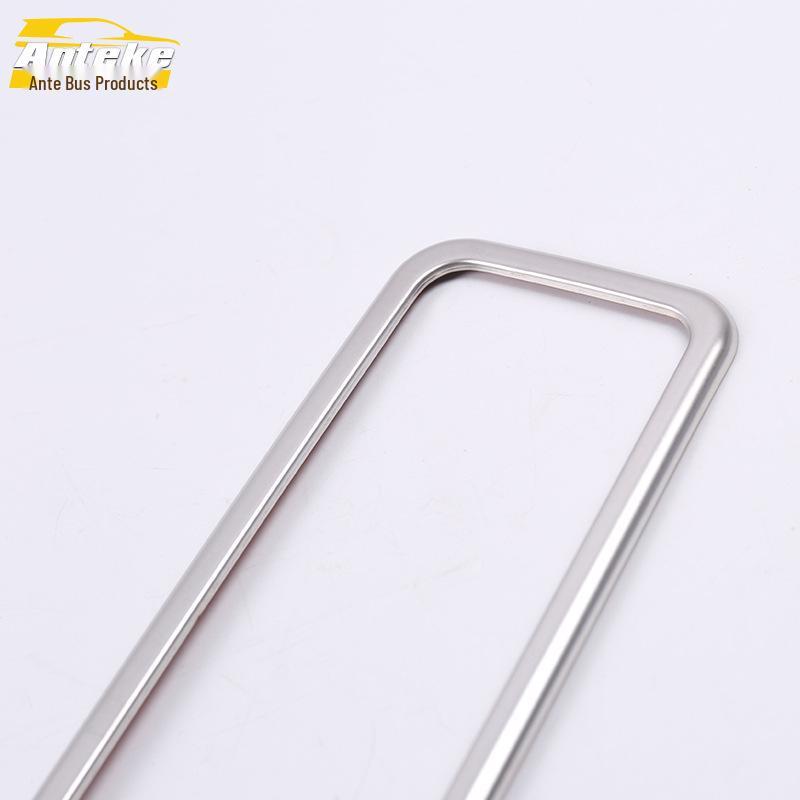 19 A200L Rear Cup Holder Decorative Frame Bright Ring Car Accessory