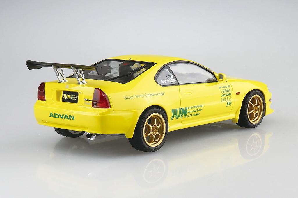 Aoshima Bunka Kyozai 1/24 The Tuned Car Series No.73 Honda JUN Auto Mechanic BB1 Prelude '91 Plastic Model Kit (Automobile)