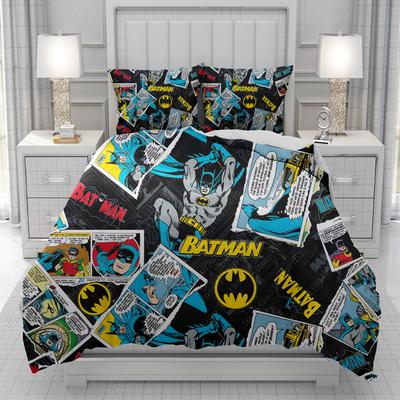 Superhero Batmans Duvet Cover Men women/Children KID Printing Disney Cartoon Bedding Set  Comforter Bed Soft