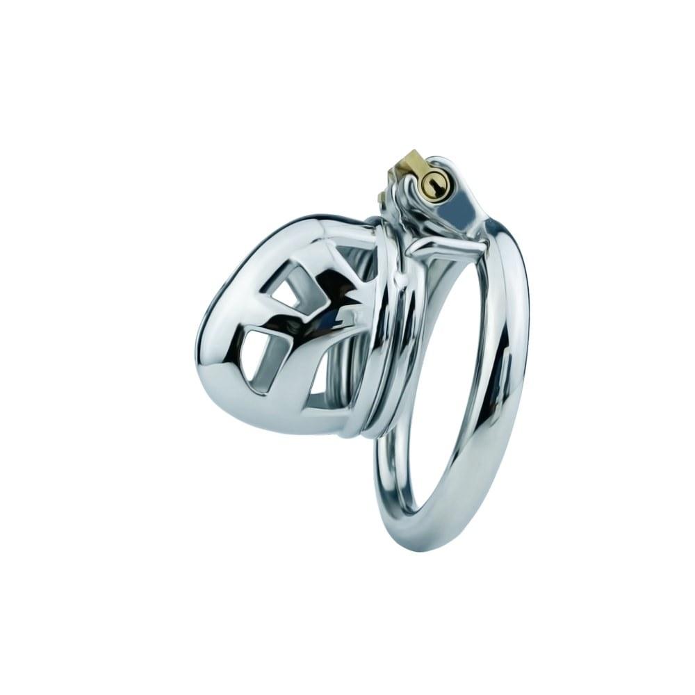 FRRK-144 Lightweight Feeling Cobra Series Chastity Lock Cages Device for Men Metal Stainless Steel BDSM Adult Sex Toys