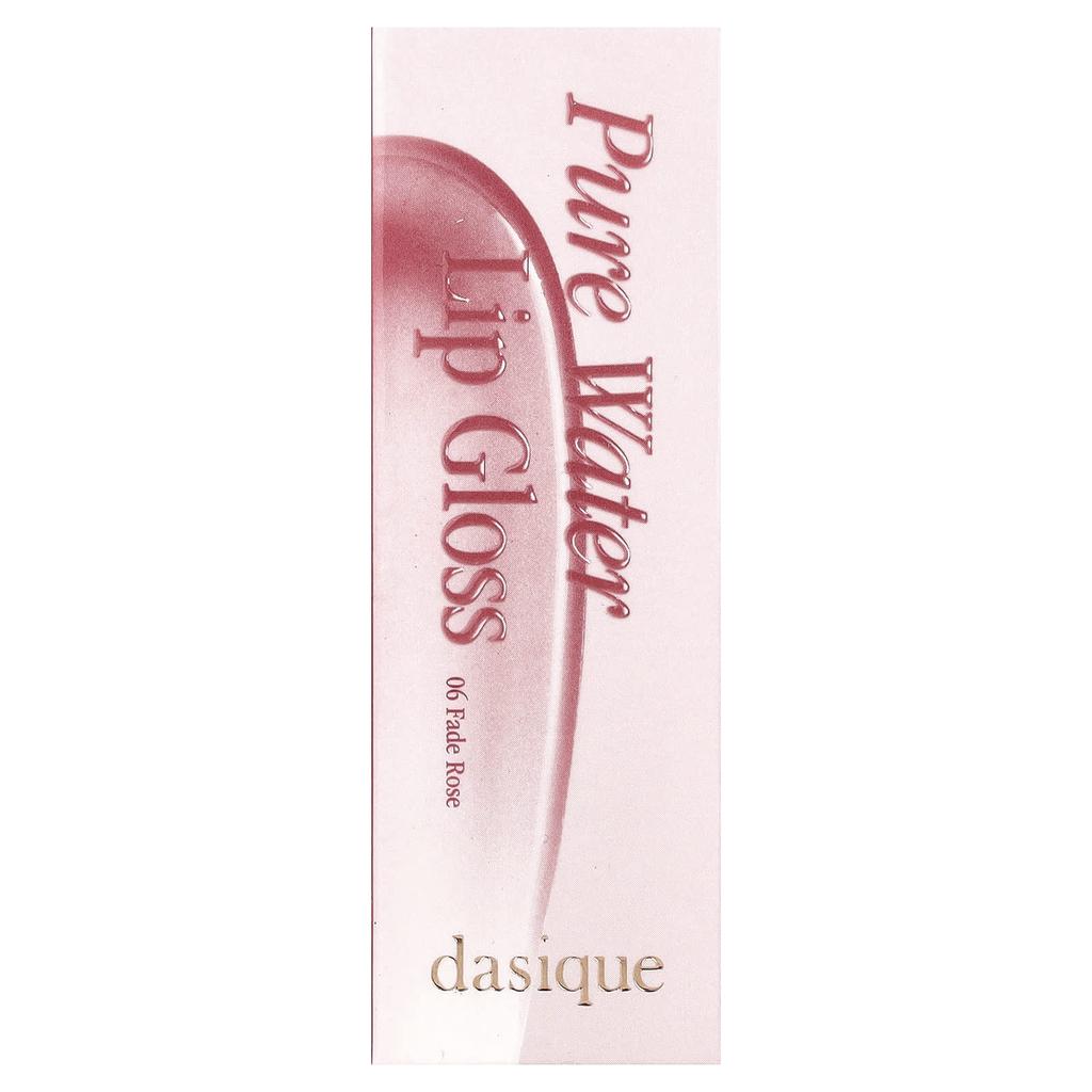 DASIQUE Pure Water Lip Gloss, 06 Fade Rose, 2.6g (0.09oz)
