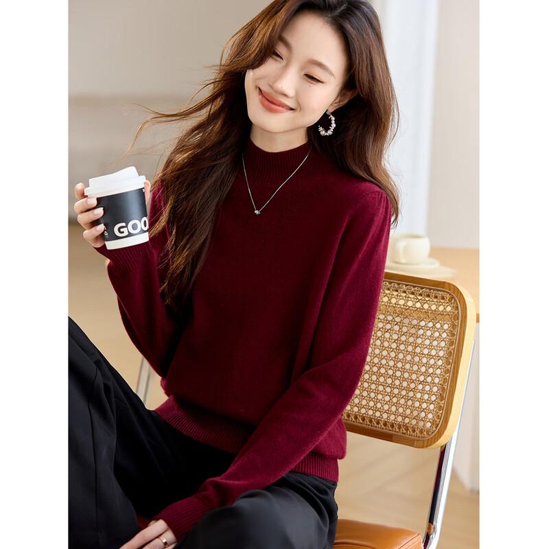 

Женский свитер Srcr из 100% кашемира с полувысоким воротником M