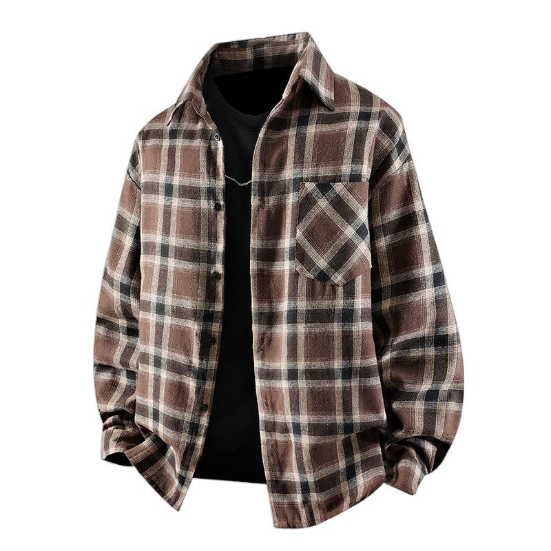 Men S Long Sleeve Loose Fit Casual Summer Shirt
