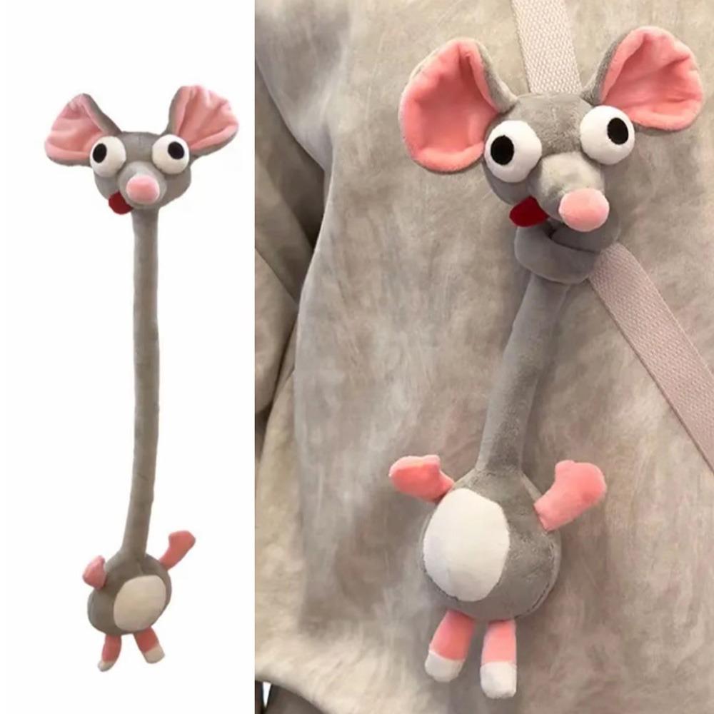 Cartoon Animal Long Neck Animal Multicolor Piggy Cat Chicken Bear Hanging Knot Hanging Dragon Frog Monkey Tiger Bag Pendant