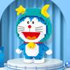 Doraemon Nobita Cartoon Micro Particle Building Blocks Anime Figure Assembly Toy for Kids Gift