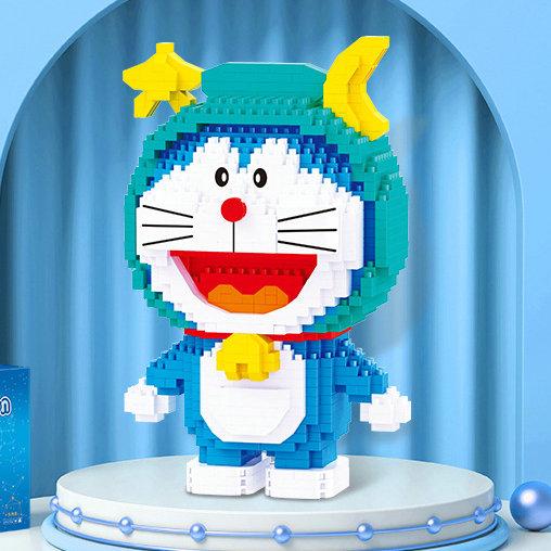 Doraemon Nobita Cartoon Micro Particle Building Blocks Anime Figure Assembly Toy for Kids Gift