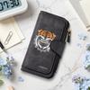 Fashion Cool Bulldog Pattern Long Wallet Casual Portable Multipurpose Card Holder Daily Use Purse