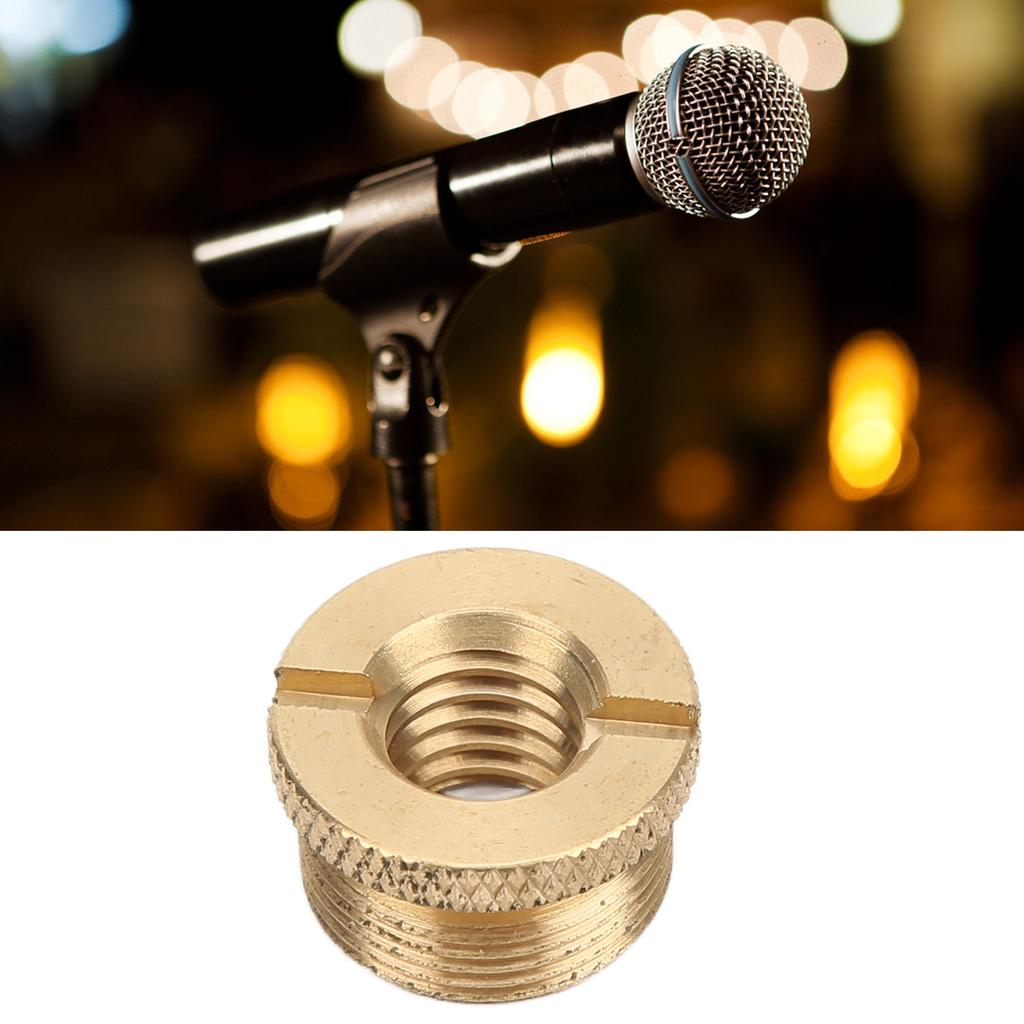 3/8 Inch Female to 5/8 Inch Male Screws Thrd Adapter for Microphone Stand for Mic Mount