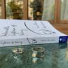 Sterling Stunning 925 Silver Geometric Wide Band Ring For Women Trendy Fashion Jewelry