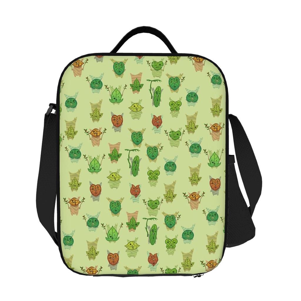 Korok Pattern Lunch Bags Insulated Bento Box Waterproof Lunch Tote Resuable Picnic Bags Thermal Bag for Woman Children Travel