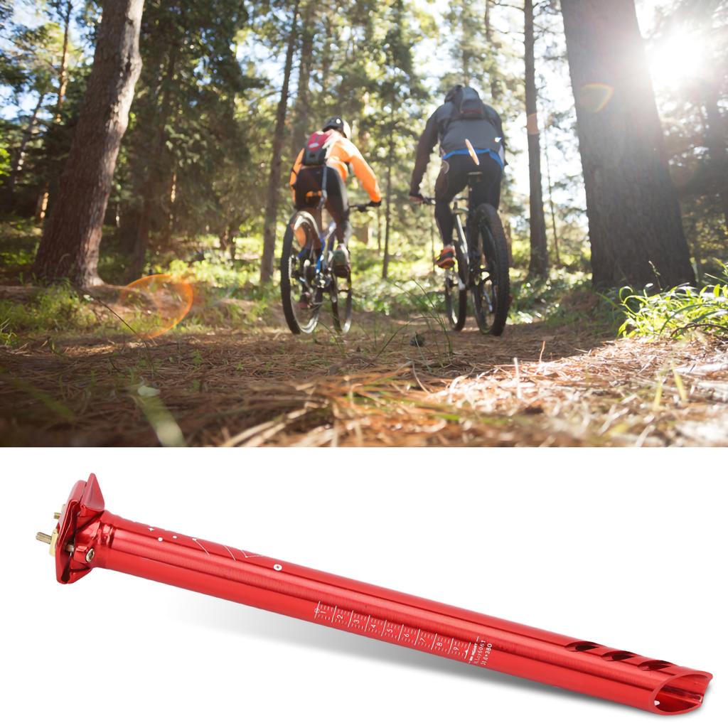 Lega di Alluminio 7075 31,6 mm Ultraleggera Mountain Bike Strada Reggisella Bicicletta Tubo Sella Accessorio Ciclismo Rosso