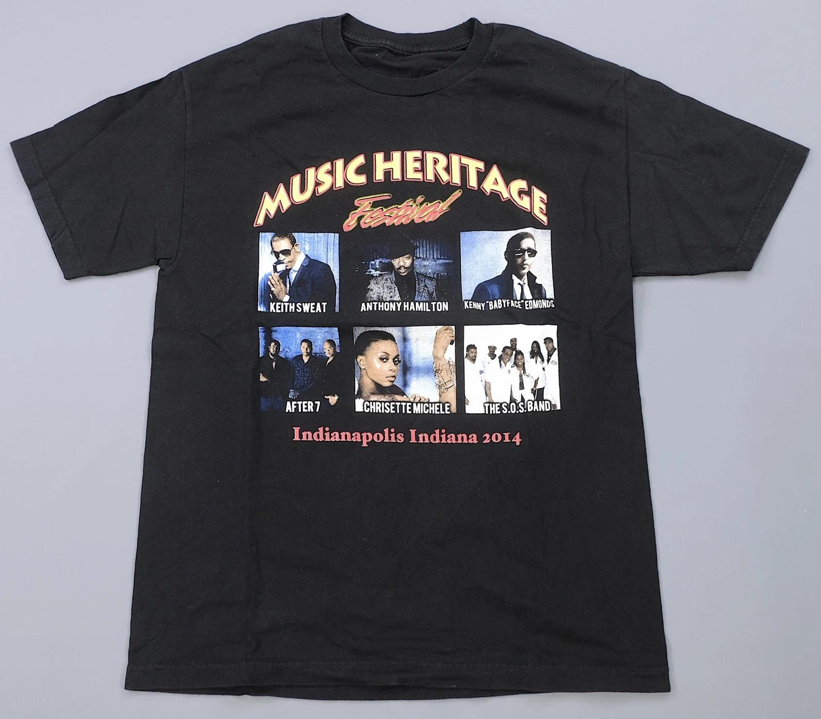 Rare VTG Music Heritage Festival Indianapolis 2014 Turn Down For What T Shirt 3XL