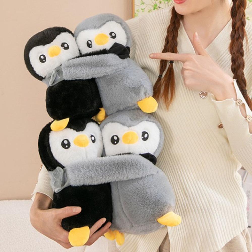 Stuffed Penguin Plush Toys Animal Couple Penguin Doll Hug Penguin Plush Doll  Kids Gifts