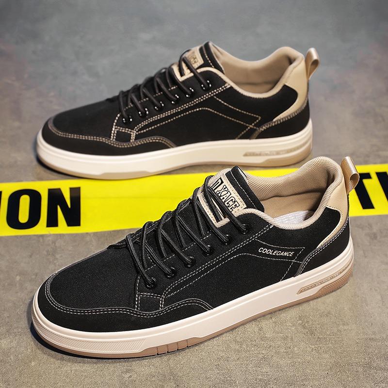 Summer canvas shoes men's tide spring breathable men's shoes sports leisure work board shoes new non-slip shoes