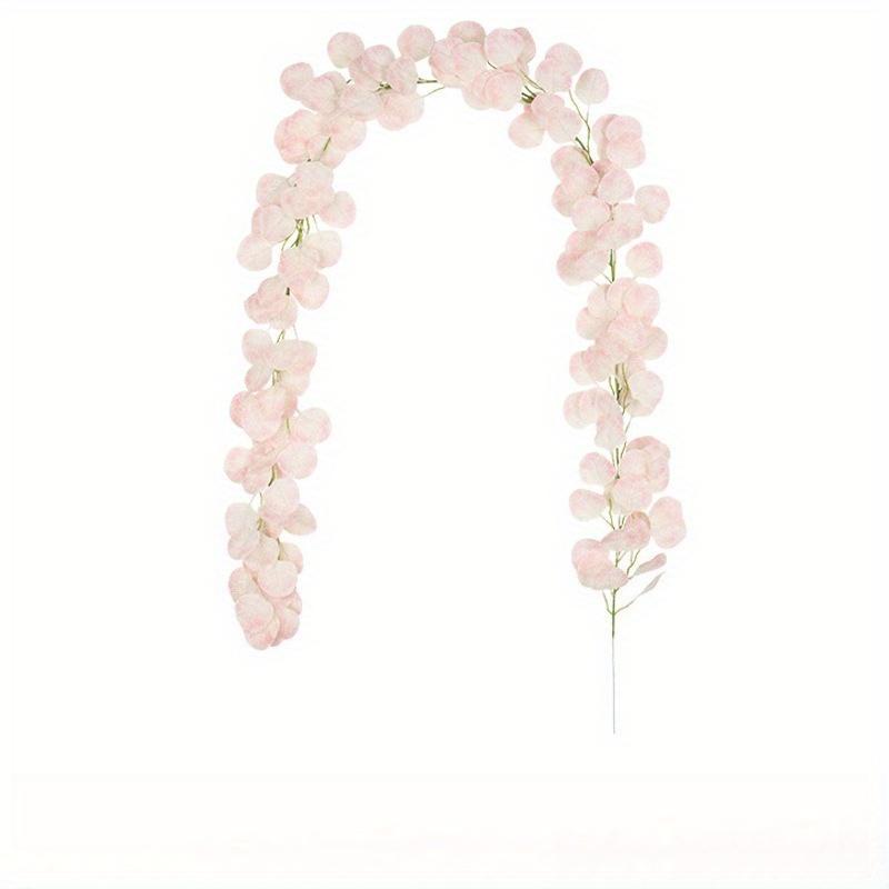 

1Pc Simulation Eucalyptus Rattan Plant Wall Decorative Rattan for Outdoor Courtyard Patio Garden Lawn Home Door Hanging Wall Decoration 200cm