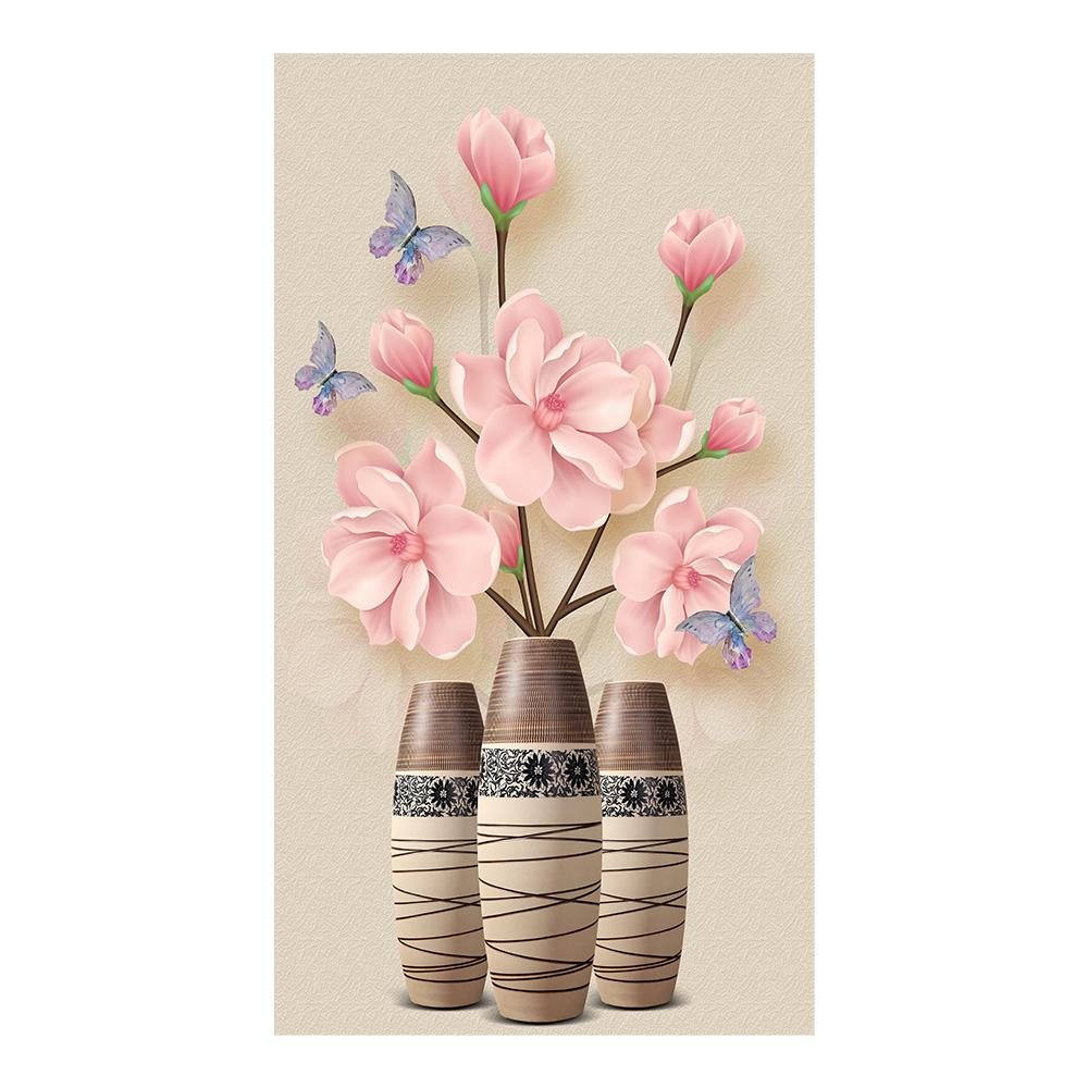 Retro Butterfly Flower Canvas Paintings Wall Art Pictures Chinese Style Vintage Poster And Prints for Living Room Aisle Decor