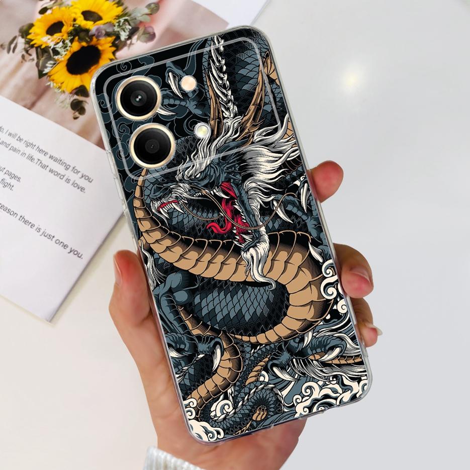 For Xiaomi Poco X6 Pro 5G Case New Fashion Painted Cover Clear Silicone Phone Case For Xiaomi Poco X6 Neo PocoX6 Pro Soft Fundas