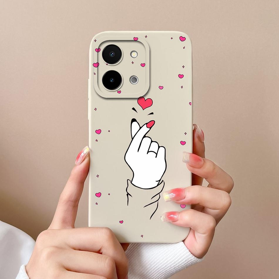 For Vivo Y28 Y28S Case Simple Butterfly High Quality Liquid Silicone Back Cover For Vivo Y 28 4G 5G Full Protection Phone Shell