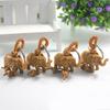 Lucky Elephant Resin Pendant Keychain Car Key Ring Holder Bag Purse Decor Gift