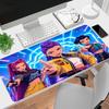 1Pc Future Fashion Icons Gaming Mouse Pad Keyboard Desk Mat Non-slip Rubber Lock Edge Waterproof Computer Mousepad for Office Home Decor S1577