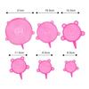 Stretchable Silicone Lids - BRAND - 6 Pieces - Reusable - Waterproof
