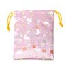 Stylish Small Drawstring Bag for Goshuincho Stamp Cute Pouch Bag for Nishijin Made In Kotofuji [EsuonHappiness] (Temple Books), Women, Brocade, Japan,