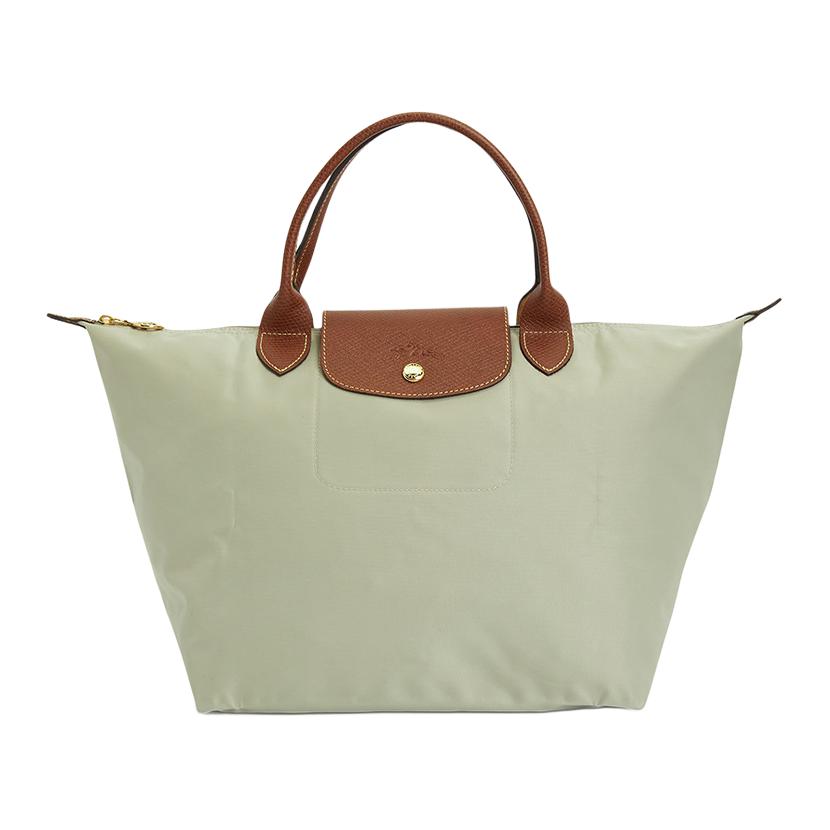 Longchamp Große Kapazität Marke Logo Nylon Tragetasche Damen Tragetaschen Khaki Grau L1623089349