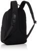 Backpack Unisex Large Capacity Backpack Cushion Casual Simple Visibility Nylon Standard Commuting to School Black One Size [BEAMS DESIGN] (L)