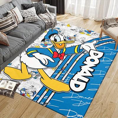 1pc Donald-Duck Carpet Area Rug, Bedroom, and Playroom Durable, Stain-Resistant, and Easy To Clean, Living Room