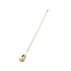 Teardrop Bar Spoon: Stainless Steel Fine Threaded Cocktail Stirrer