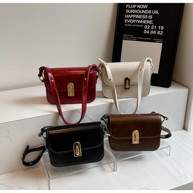 Geantă pătrată mică, din piele moale, cu mâna orei, pentru femei, 2024, nouă geantă de umăr, versatilă, de înaltă calitate