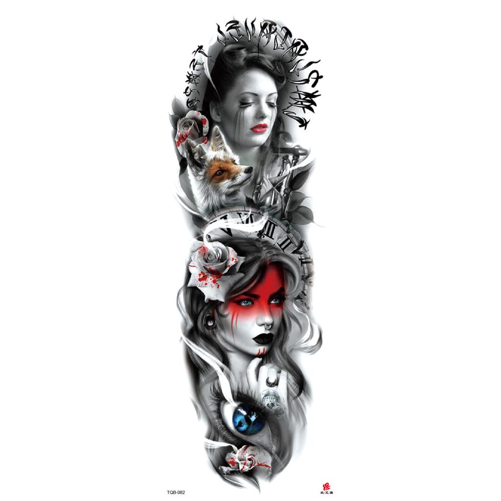 High Quality Temporary Body Arm Sticker Fake Temporary Tattoo Arm