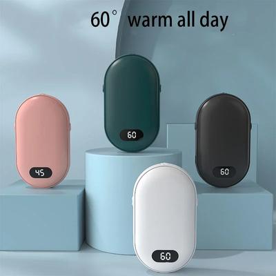 El Isıtıcı USB Mobil Güç Bankası Şarj Elektrikli El Isıtıcı Isıtıcı Mini Çok Fonksiyonlu Cep Isıtıcı Dijital Ekran