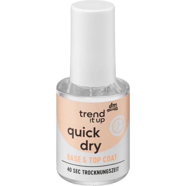 Trend It Up Base & Top Coat Quick Dry Transparent 10.5ml