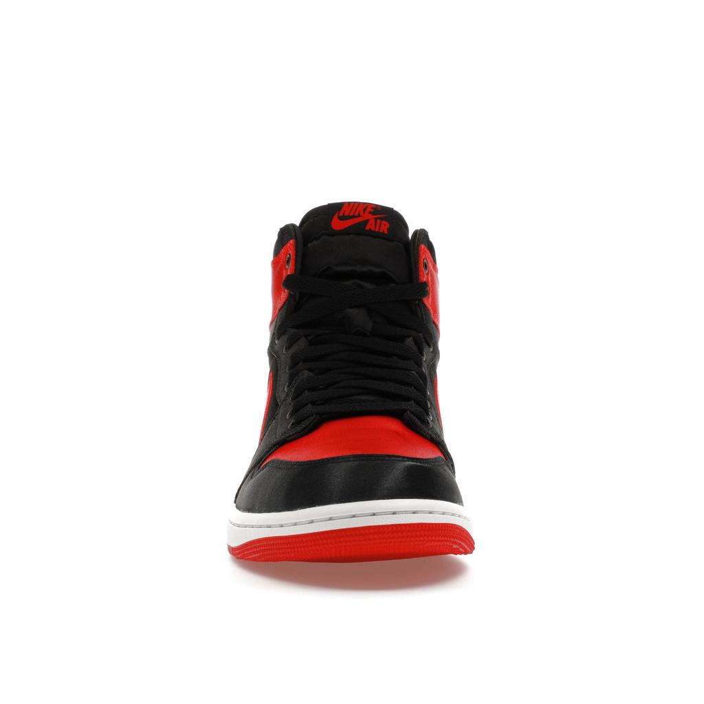 Air Jordan 1 Retro High OG Satin Bred Black University Red White Women's Basketball Shoes FD4810-061