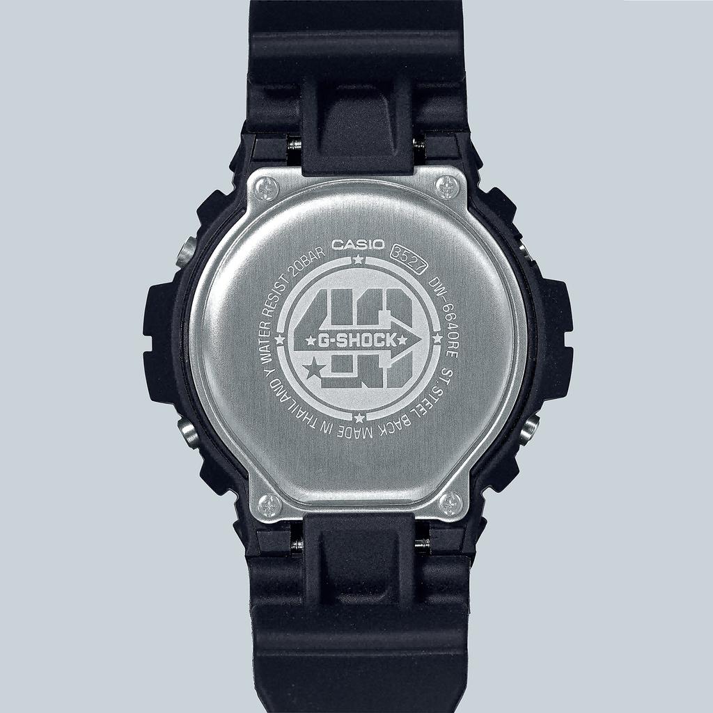 Casio Men G-SQUAD Series Black Watch DW-6640RE-1PR DW-6640RE-1PR