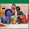 Chinese Zodiac Year Of The Horse Plush Toy With Necklace And Tassel Decorations For New Year Gifts