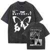 T-shirt Vintage Lavata Edizione Limitata Rapper Kendrick Lamar They Not Like Us Estate Unisex Donna Hip Hop Oversize Street Girocollo Maglietta