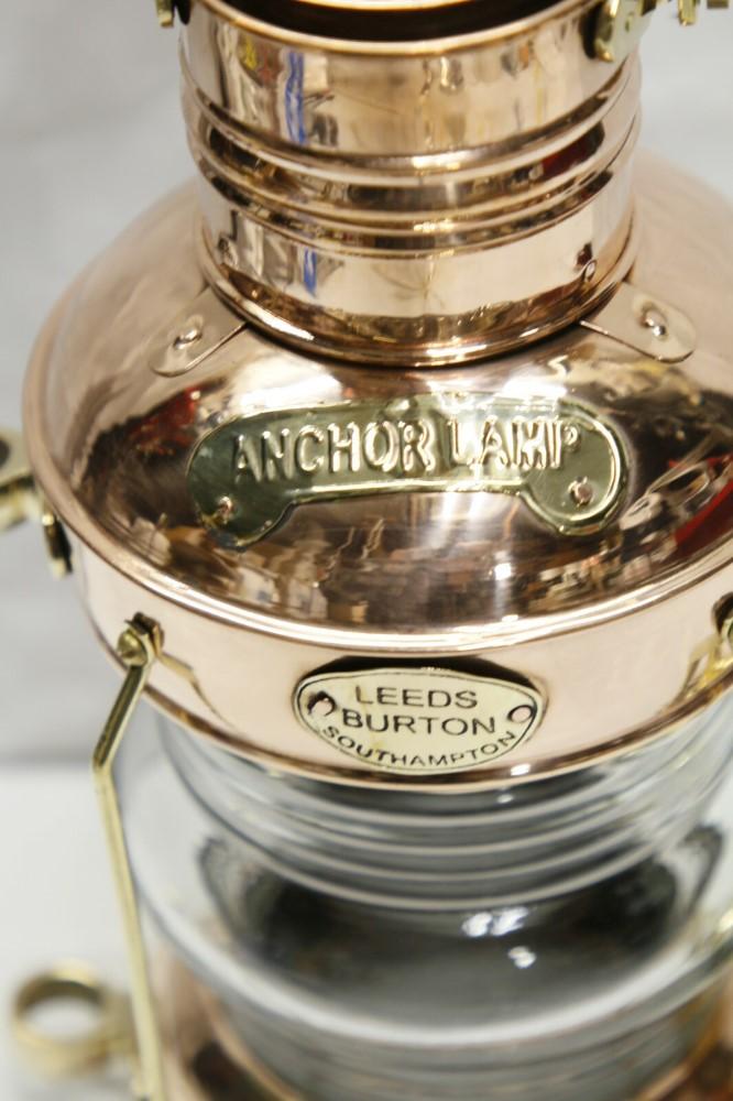 

Морський Морський Корабельний Ліхтар 14 Латунь та Мідь Якір Масляна Лампа, Корабельне Світло M аеро