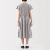MUJI Cool Short Sleeve Size BC2LKA5S Women's Dress, Gray, M,