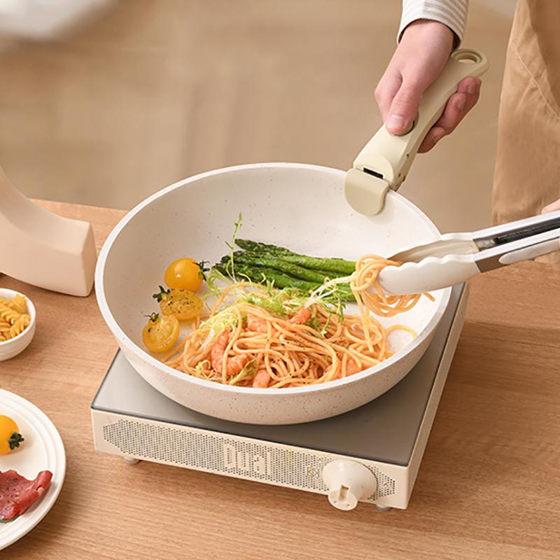 Detachable Handle Cookware Set Granite Coating Nonstick Pots Milk Pan Frying Pan Saucepan Compact Kitchen Set Stackable Storage Induction Stove Pot