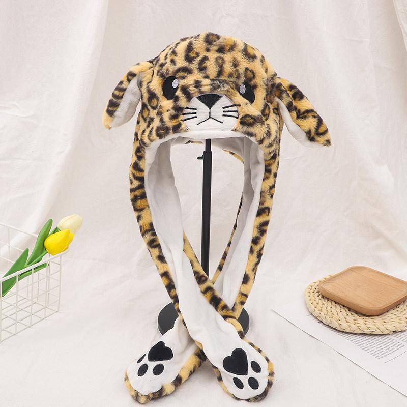 Douyin Moving Rabbit Ear Hat Cute Internet Celebrity Airbag Pinching Ear Moving Rabbit Hat