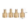 10/40pcs Copper Slotted Head Tire Valve Stem Cap with Core Remover Tool for Auto Motorcycle Bike Tire Wheel Stem Air Valve Caps