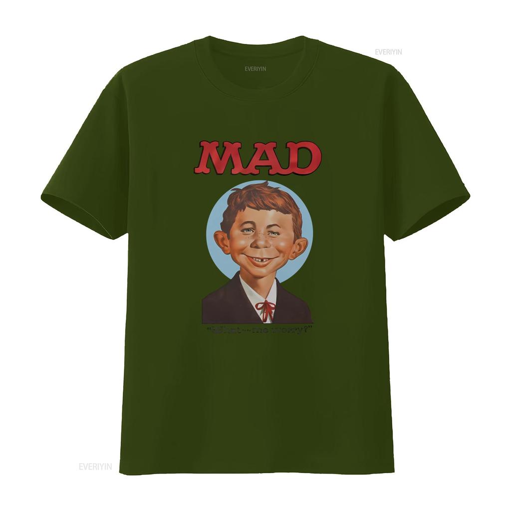 Maglietta Promozionale Unisex Alfred E. Neuman Mad Magazine Vintage 1987 Rara Nuova Taglia L What Me Worry Grafica Leggermente Vintage