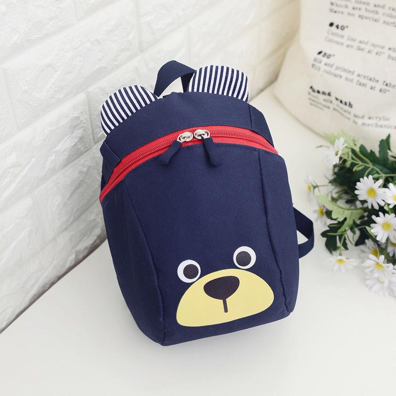 Little Bear Anti-Lost Backpack for Ages 1-3: Cute Pig Design for Boys & Girls, Ideal for Kindergarten and Preschool.