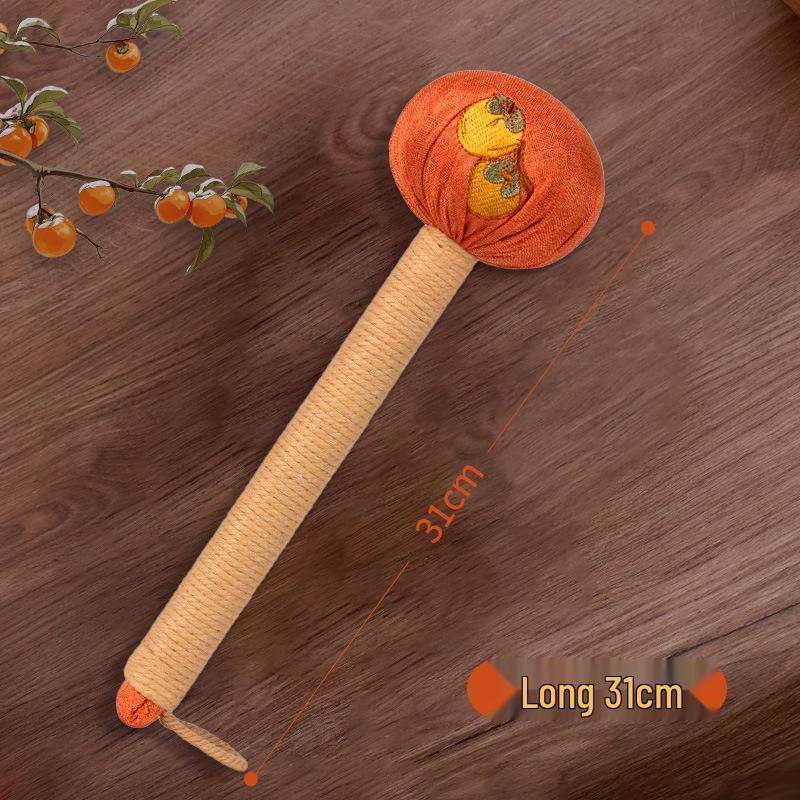 Persimmon Ruyi Mugwort Health Hammer - Practical Gift for Employees, Customers, or Mom's Birthday Souvenir