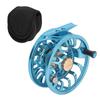Fly Fishing Reel Blue 5 7 Drag System Part 3ATM 90mm OD Aluminium Alloy for Fishing Enthusiast Gifts
