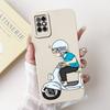 Für Infinix Note 8i Hülle X683 X683B Luxus Kunst Bemalte Abdeckung Weiche TPU Handyhülle Für Infinix Note 8 X692 Note8 Note8i Rückseite