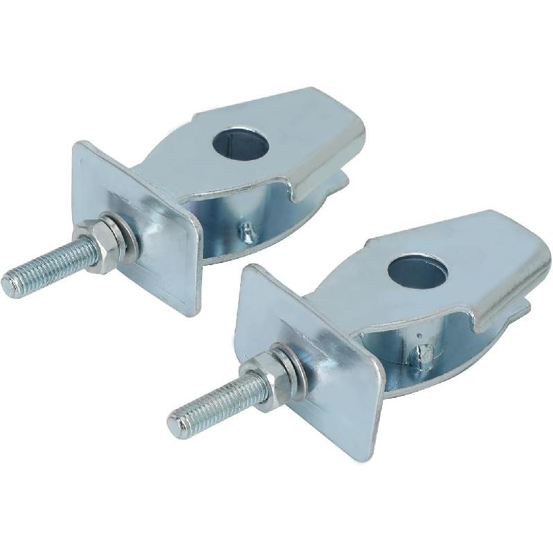 Motorrad Kettenspanner Einstellschraube für Hawk 250, Aluminium Kettenschwingenachse Einstellblock für Hawk 250cc -Silber